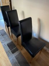 Used leather dining for sale  CHESTER
