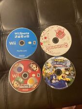 Lot of 4 Wii Video Games! Wii Sports, Mario Party 8, Mario Bros And Sonic TESTED for sale  Wading River