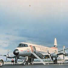 Usado, Avión vizconde Continental Airlines Denver Colorado 1958 sin usar materiales efímeros Postal segunda mano  Embacar hacia Spain