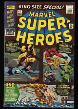 Marvel Super-Heroes (1966) #1 En estado bastante bueno- 7,5 1st Marvel One Shot Avengers ¡Antorcha humana! segunda mano  Embacar hacia Argentina