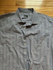 Used, Rochester Shirt Mens Blue 20 34/35 Check Egyptian Cotton Non Iron Button Up for sale  Shipping to South Africa