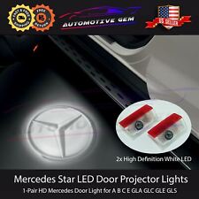 Usado, ⭐Mercedes Star Logo Porta LED Projetor Lâmpada Poça Luz de Acolhimento HD Emblema⭐ comprar usado  Enviando para Brazil