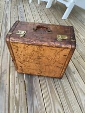 Vintage lether suitcase for sale  Leonardtown