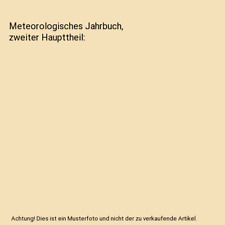 Meteorologisches jahrbuch zwei gebraucht kaufen  Trebbin