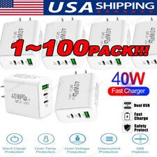 Dual PD 40W Fast Wall Charger Power Adapter For iPhone 15 Pro Max 14 13 Plus lot, used for sale  Shipping to South Africa