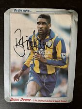 Brian deane leeds for sale  CARDIFF