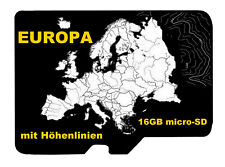 Topografische karte europa gebraucht kaufen  Roßleben