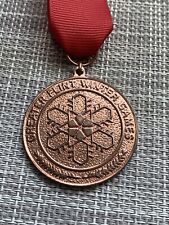 Medalha L Vintage Prêmio Esportivo Bronze Grande Pederneira Jogos de Inverno comprar usado  Enviando para Brazil
