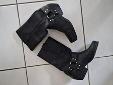 Stiefel cowboystiefel schwarz gebraucht kaufen  Wilhelmsfeld