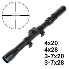 3-7X20 Telescopic Sight 3-7x28 Reflex Crosshair Rifle Scope 4x20 4x28 Airsoft for sale  Shipping to South Africa