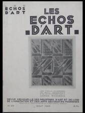 Echos art 1929 d'occasion  Rennes-