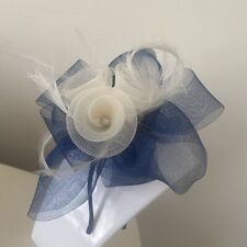ladies wedding hats navy for sale  FLINT