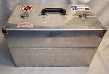 D-FLITE fold out aluminum Tool/Art/Tackle box Defiance 18”x11”x12” Vintage for sale  Shipping to South Africa