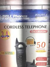 Teléfonos Northwestern Bell Teléfono Inalámbrico Excursión Negro NUEVO 50 Canales, usado segunda mano  Embacar hacia Argentina