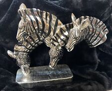 Escultura de zebra cor cromada comprar usado  Enviando para Brazil