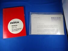 Revox model a77 for sale  Suffolk