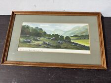 Vintage watercolour painting for sale  CLACTON-ON-SEA