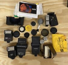 Flash de cámara vintage, manuales y otros accesorios para piezas o reparación segunda mano  Embacar hacia Mexico