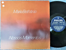 Maria Bethania Live Nossos Momentos 1982 Philips Brasil STEREO LP 6328.526, usado comprar usado  Enviando para Brazil