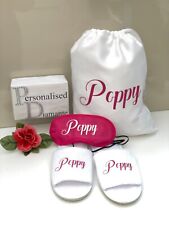 Personalised sleepover white for sale  NEWPORT