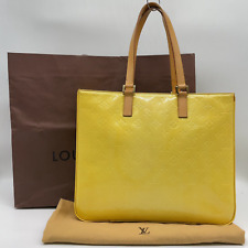 Autêntico Louis Vuitton Monograma Vernis Amarelo Columbus M91047 Com Bolsa GT040001 comprar usado  Enviando para Brazil