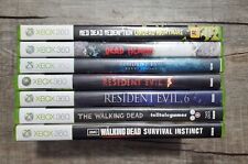 Usado, Lote de 7 videojuegos de terror zombie Xbox 360 Resident Evil Walking Dead segunda mano  Embacar hacia Mexico