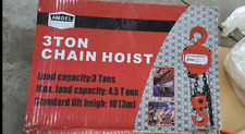 NOS  AMOEL 3 Ton HS-C Type Chain Hoist Chain Blocks 10' Lift 4.5 Ton Max for sale  Shipping to South Africa