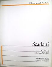 Noten querflöte scarlatti gebraucht kaufen  Hamburg