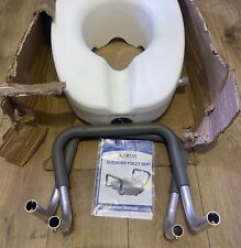 Assento sanitário elevado RMS TSR-500 5” riser elevado com braços acolchoados ajustáveis comprar usado  Enviando para Brazil