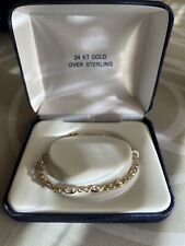 Gold sterling bracelet for sale  Brattleboro