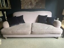 Pink linen seater for sale  CLITHEROE