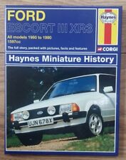 FORD ESCORT III XR3 - HAYNES MINIATURE HISTORY - ALL MODELS 1980 TO 1990 - H/B  comprar usado  Enviando para Brazil