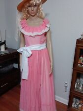 Fantasia Southern Belle Vestido Longo Rosa + Chapéu Tamanho M comprar usado  Enviando para Brazil