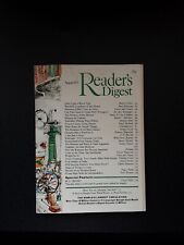 Readers digest august for sale  WATERLOOVILLE