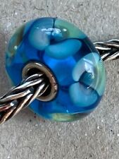 Authentic TROLLBEADS Unique/OOAK Turquoise Flowers for sale  Shipping to South Africa
