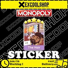 Monopoly hair sticker for sale  Shipping to Ireland