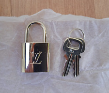 #3 Louis Vuitton PadLock Lock y 2 Llaves Latón Plata Brillante Número 315 segunda mano  Embacar hacia Mexico