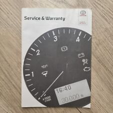 Toyota service book for sale  PETERBOROUGH