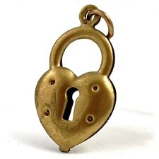 Vintage padlock heart for sale  Cranford