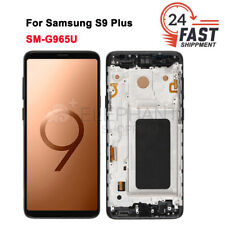 Used, For Samsung Galaxy S9+ S9 Plus SM-G965U1 G965U LCD Touch Screen Digitizer Frame for sale  Shipping to South Africa