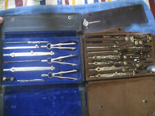 Vintage Drafting Tools Park Inst. Co. U.S.A. & TEC. Compass Drafting Sets  1940s, used for sale  Shipping to South Africa