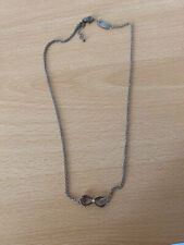 Silver infinity necklace for sale  LONDON