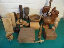 Collection wooden treen for sale  TAUNTON