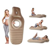 175*81*22CM Inflatable Body Maternity Pregnancy Pillow Bed Mattress Sleeping Mat, used for sale  Shipping to South Africa