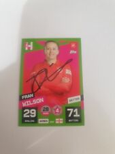 Signed topps cricket for sale  FOLKESTONE