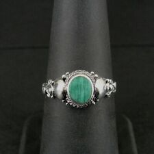 Ring silver malachite for sale  USA