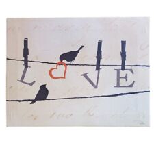 Lovebirds clothesline love for sale  Corning