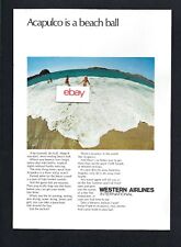 Western airlines 1969 for sale  Monterey