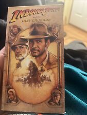 Indiana Jones and the Last Crusade VHS 1989 marca de agua plateada primordial segunda mano  Embacar hacia Argentina