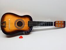 Mini guitarra acústica 23” madeira iniciante prático brinquedo pequeno guitarra para crianças comprar usado  Enviando para Brazil